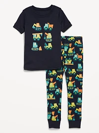 Snug-Fit Graphic Pajama Set for Toddler & Baby
