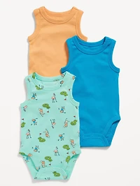 Sleeveless Bodysuit 3-Pack for Baby