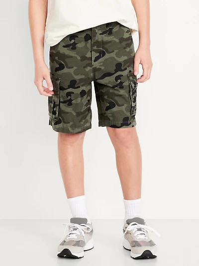 Knee Length Cargo Ripstop Shorts for Boys