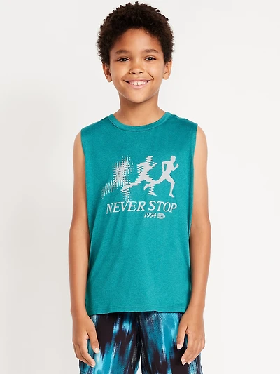 CloudMotion Graphic Performance Tank Top for Boys