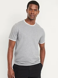 Textured Pique T-Shirt