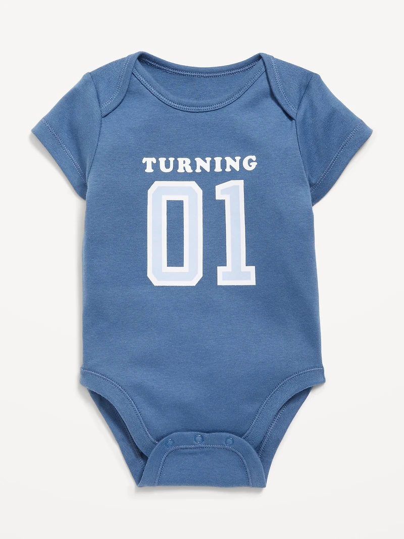Short-Sleeve Graphic Bodysuit for Baby