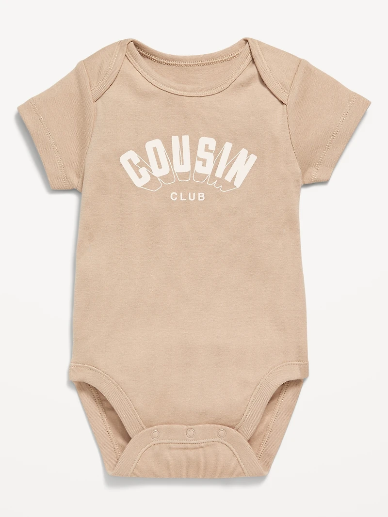 Short-Sleeve Graphic Bodysuit for Baby