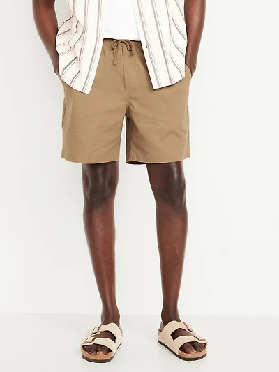 Twill Jogger Shorts - 5-inch inseam