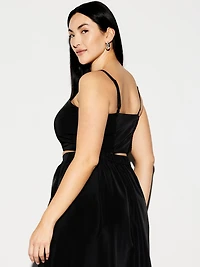 The Occasion by Old Navy Taffeta Cropped Tank Top