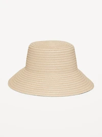 Straw Bucket Hat