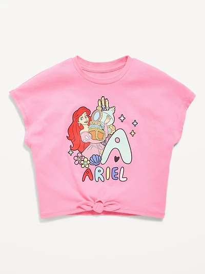 Disney© Graphic Tie-Knot T-Shirt for Toddler Girls