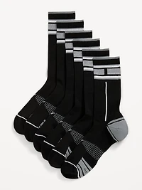 3-Pack Athletic Crew Run Socks for Men
