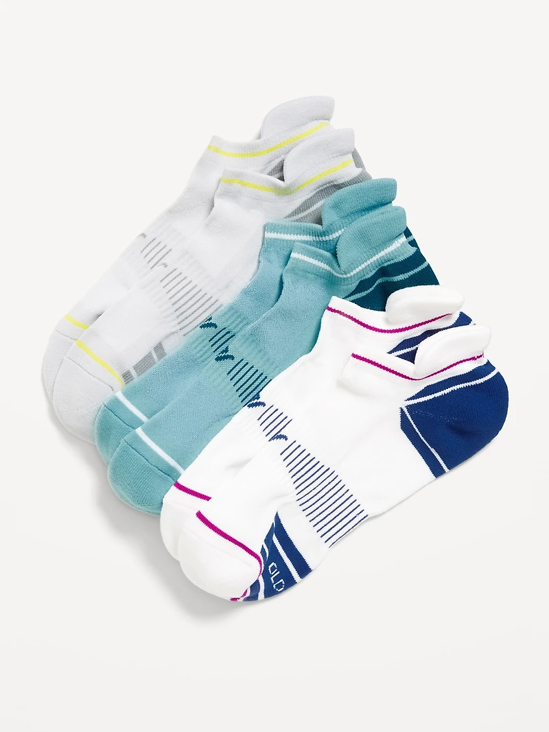3-Pack Athletic Ankle Run Socks for Men