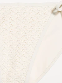 Crochet String Bikini Swim Bottoms