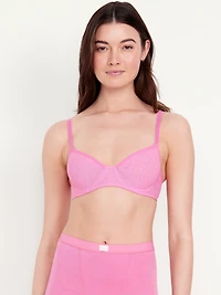 Mesh Balconette Bra