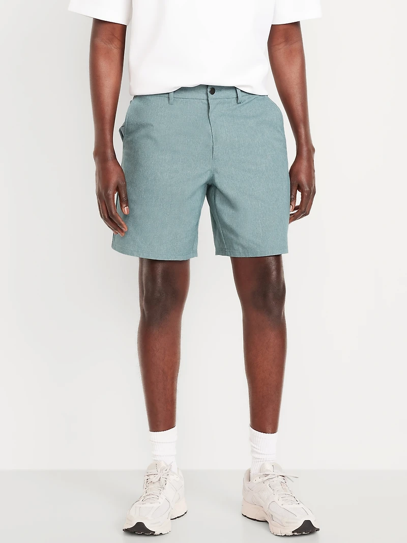 Textured Tech Chino Shorts - 8-inch inseam