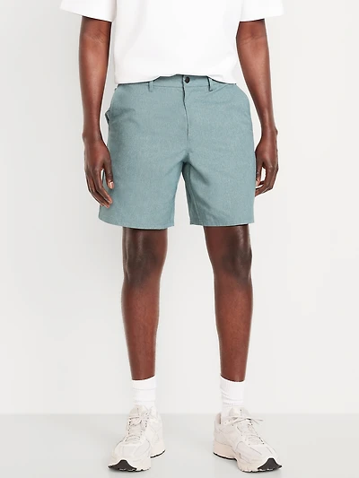 Textured Tech Chino Shorts - 8-inch inseam