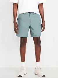 Textured Tech Chino Shorts - 8-inch inseam