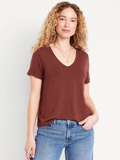 Luxe V-Neck T-Shirt