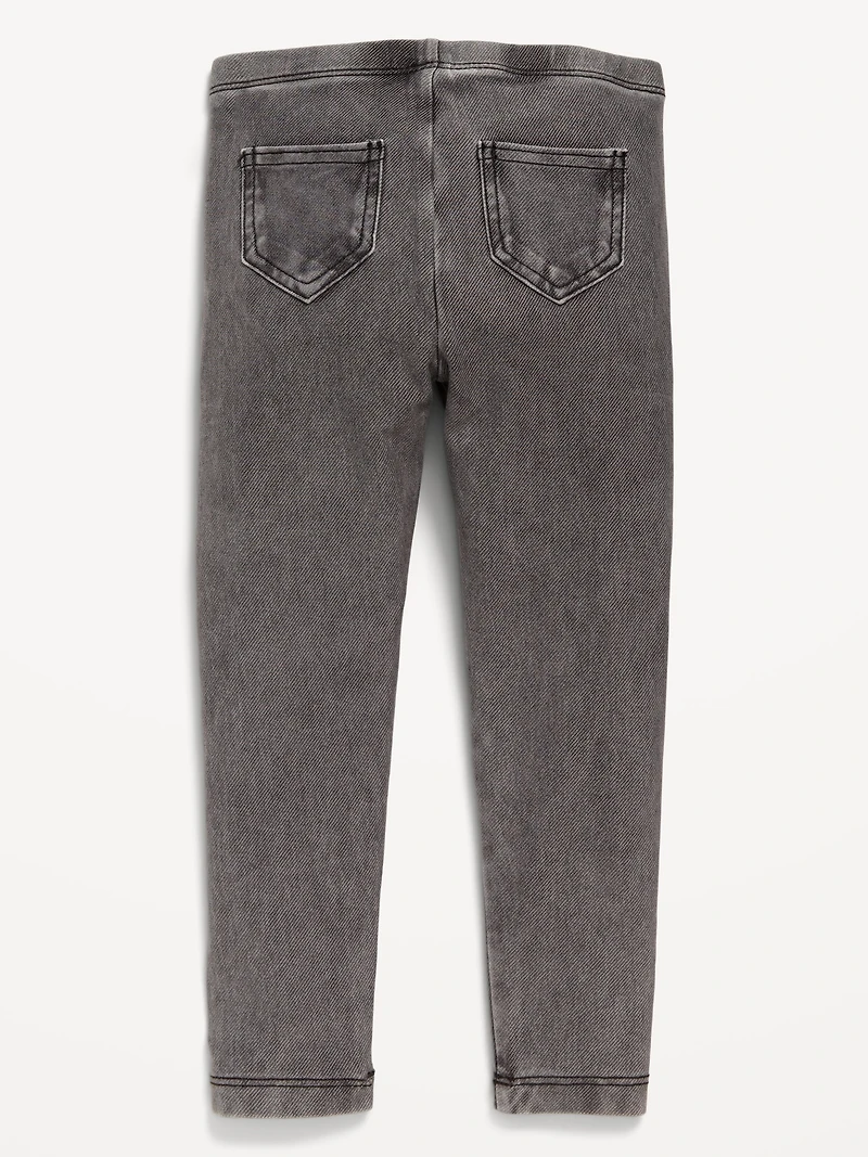 Faux-Jean Leggings for Toddler Girls