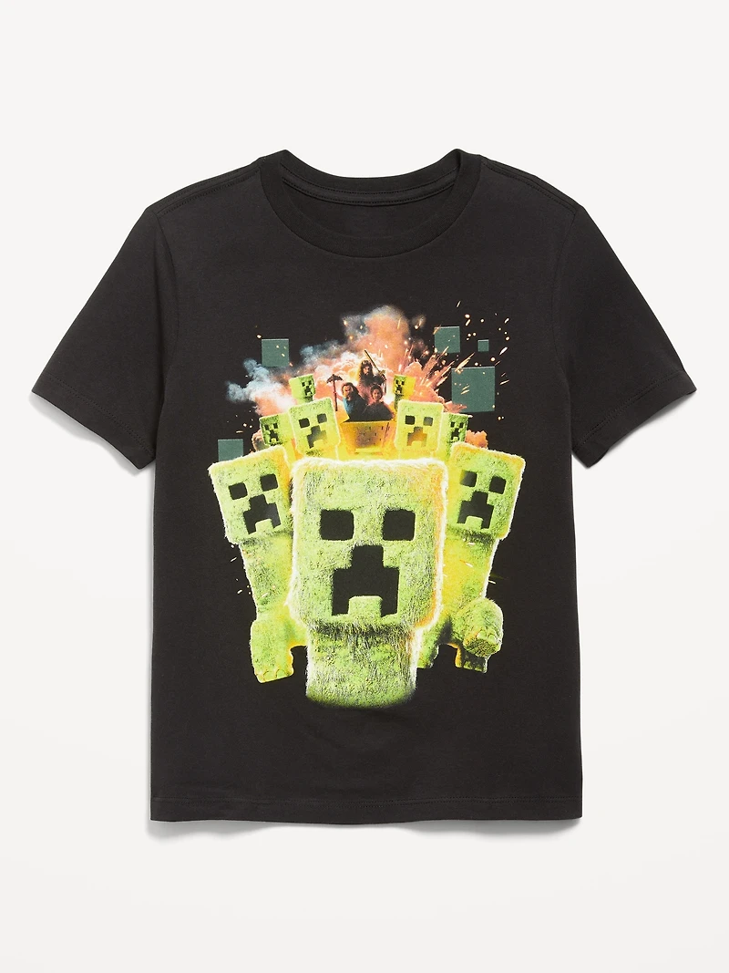 Minecraft™ Gender-Neutral Graphic T-Shirt for Kids