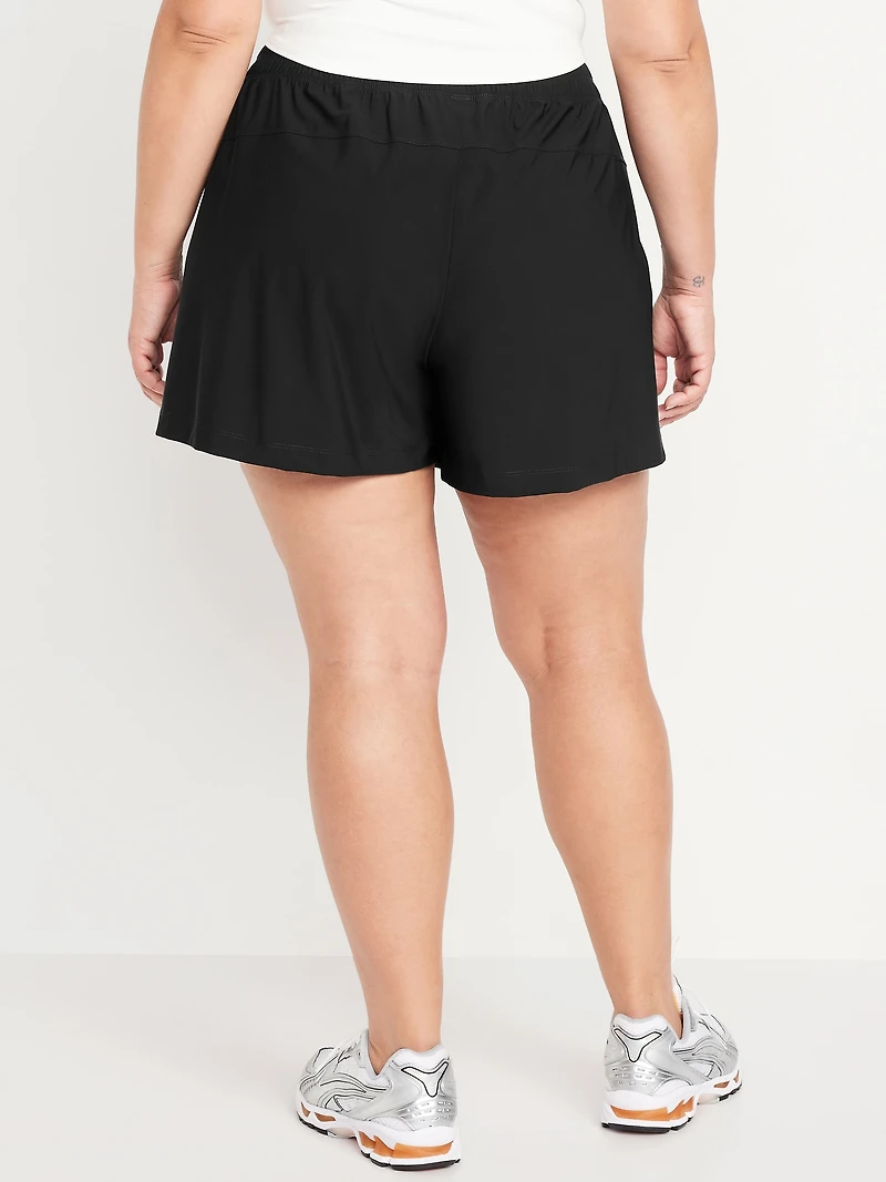 High-Waisted SleekTech Skort