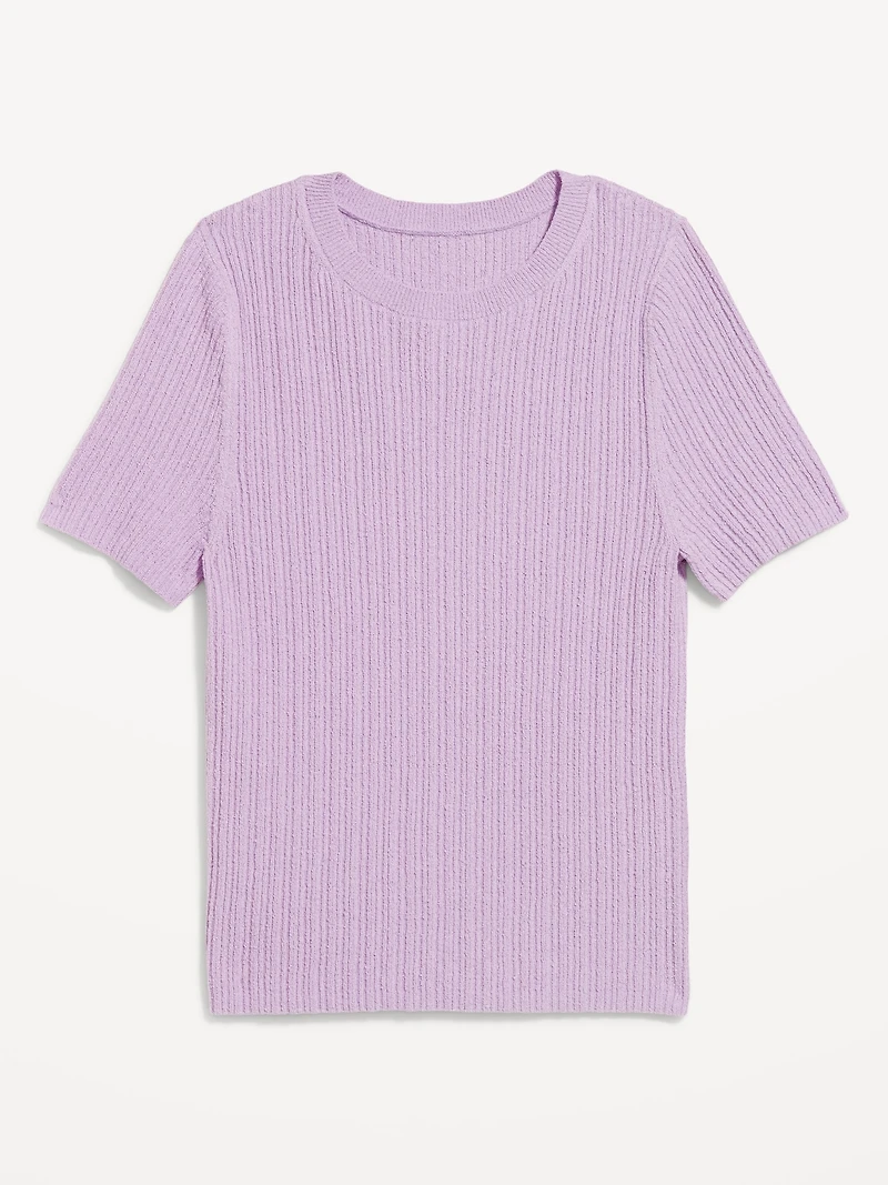 Textured Bouclé T-Shirt