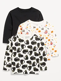 Long-Sleeve T-Shirt 3-Pack for Toddler Girls