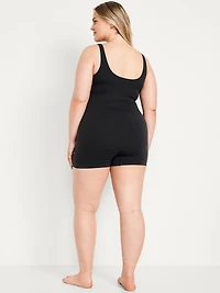 Seamless Ribbed Short Bodysuit