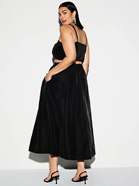 The Occasion by Old Navy High-Waisted Taffeta Midi Skirt