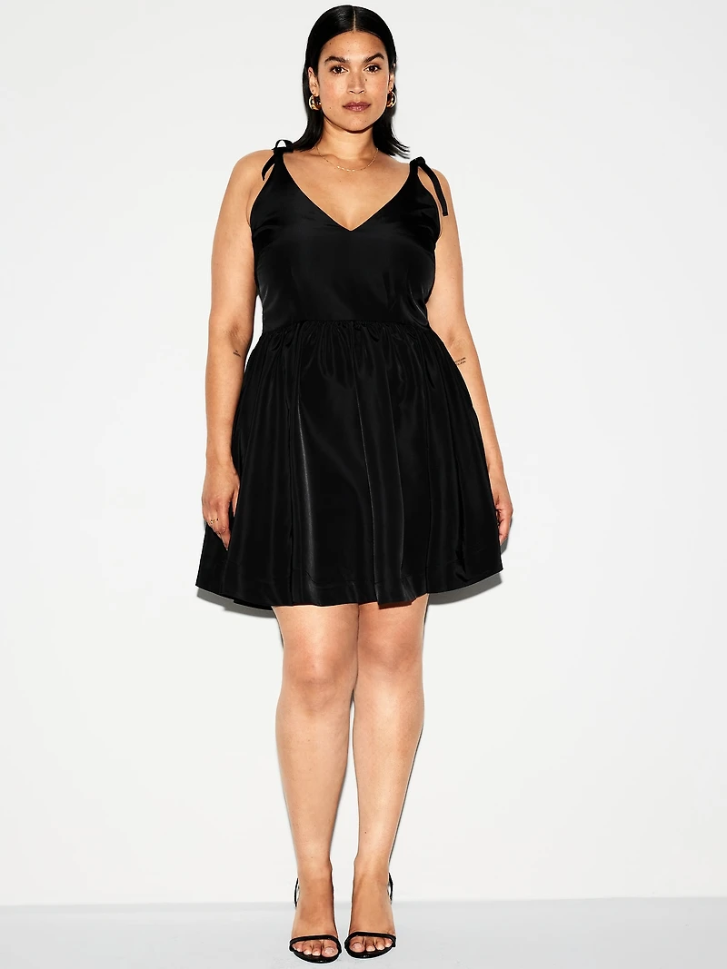 The Occasion by Old Navy Fit & Flare Taffeta Cami Mini Dress