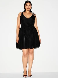 The Occasion by Old Navy Fit & Flare Taffeta Cami Mini Dress