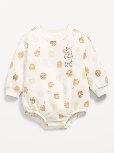 Disney© Long-Sleeve Fleece One-Piece Romper for Baby