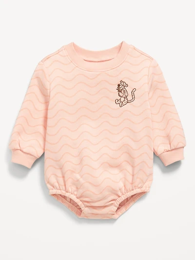 Disney© Long-Sleeve Fleece One-Piece Romper for Baby