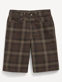 Below Knee Baggy Canvas Shorts for Boys