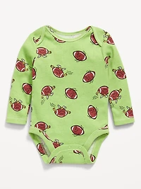 Printed Long-Sleeve Bodysuit for Baby