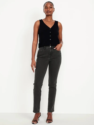 Curvy High-Waisted Vintage Slim Jeans