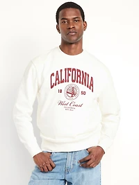 Loose Graphic Rotation Crew-Neck Sweatshirt