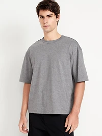 Garment-Dyed Cropped T-Shirt