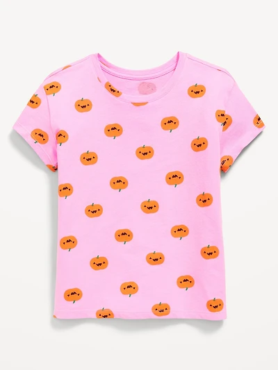Printed Softest Short-Sleeve T-Shirt for Girls