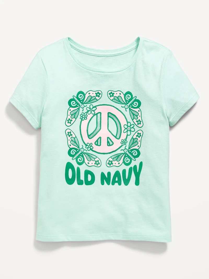 Short-Sleeve Logo-Graphic T-Shirt for Girls