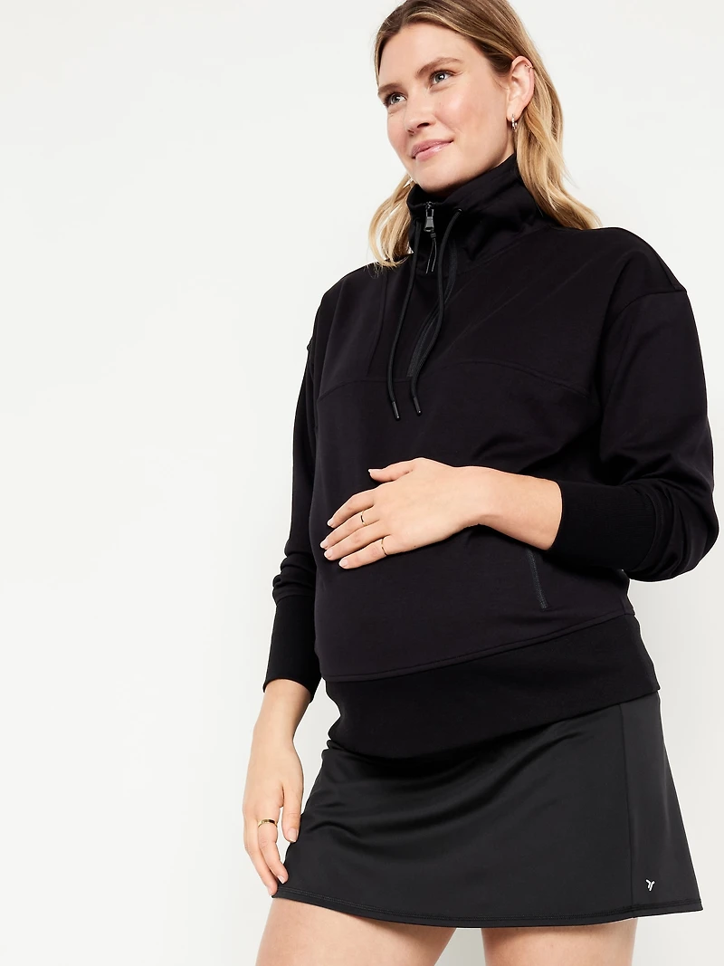 Maternity Rollover-Waist StudioSmooth Skort