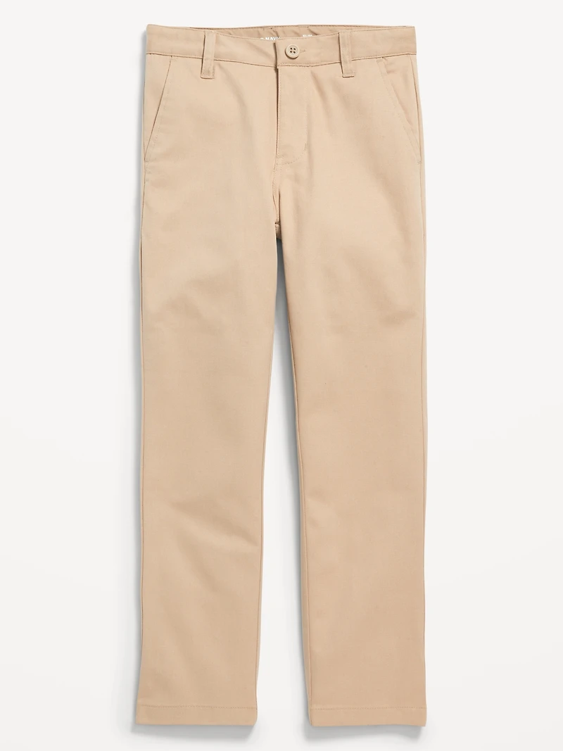 Slim School Uniform Chino Pants for Boys