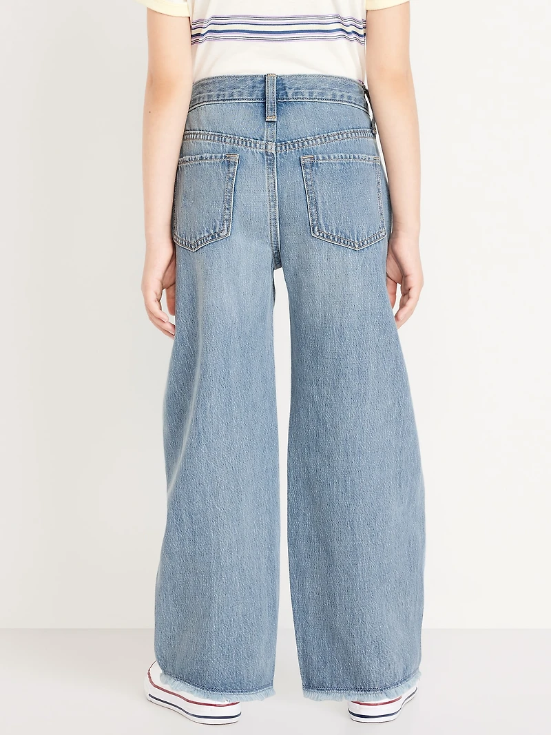 Super Baggy Barrel-Leg Jeans for Girls