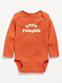 Long-Sleeve Unisex Graphic Bodysuit for Baby