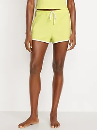 Ribbed Pajama Shorts