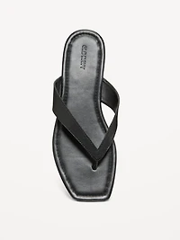 Faux-Leather Flip Flop for Women