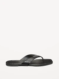 Faux-Leather Flip Flop for Women