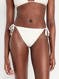 Crochet String Bikini Swim Bottoms