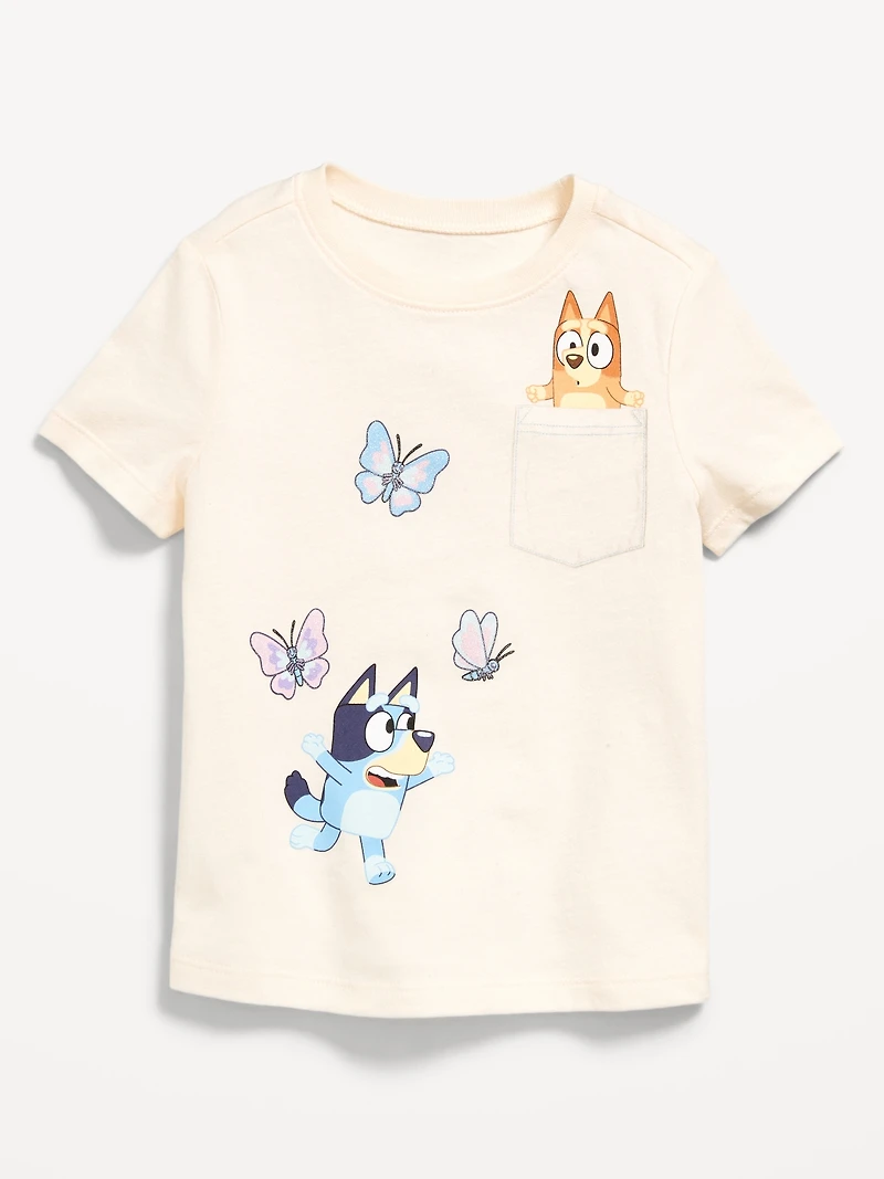 Bluey™ Unisex Pocket Graphic T-Shirt for Toddler