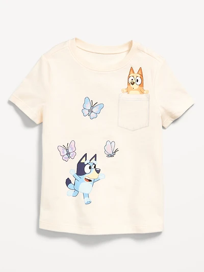Bluey™ Unisex Pocket Graphic T-Shirt for Toddler