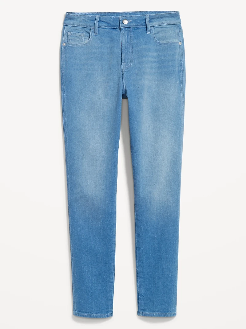High-Waisted Vintage Slim Jeans