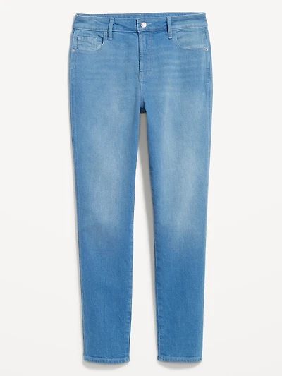 High-Waisted Vintage Slim Jeans