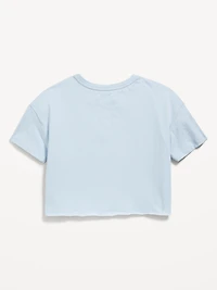 Dolly Parton™ Oversized Cropped Graphic T-Shirt for Girls